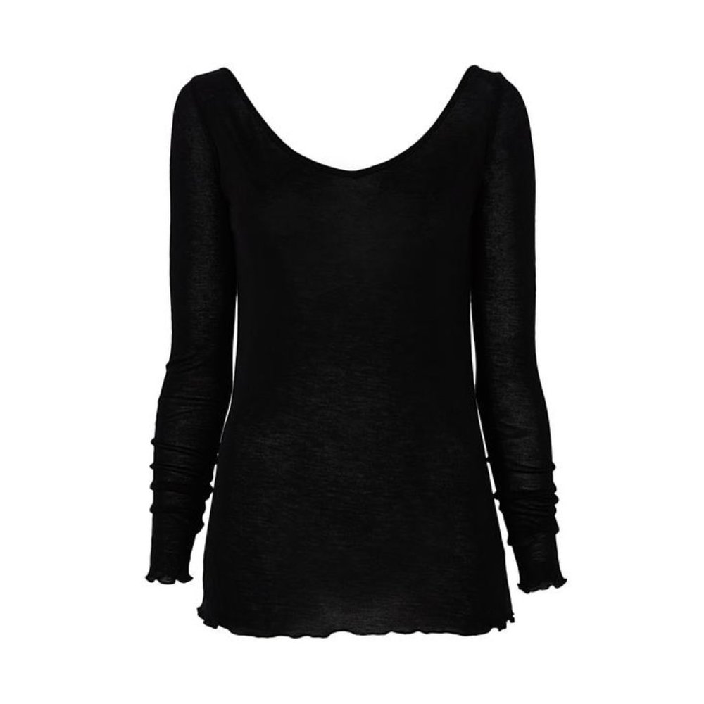 VYAYAMA LOFTY 1X1 RIB TENCEL® T-SHIRT